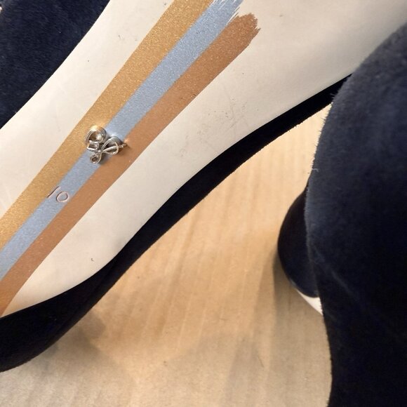 Sam Edelman Women’s Danna Pointed Toe Heel Black Suede Size 10 - Picture 6 of 6